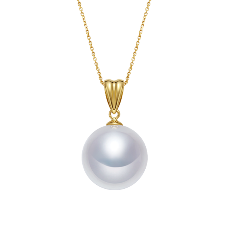 Radiant Pearls: Sea Pearl Pendant Necklace