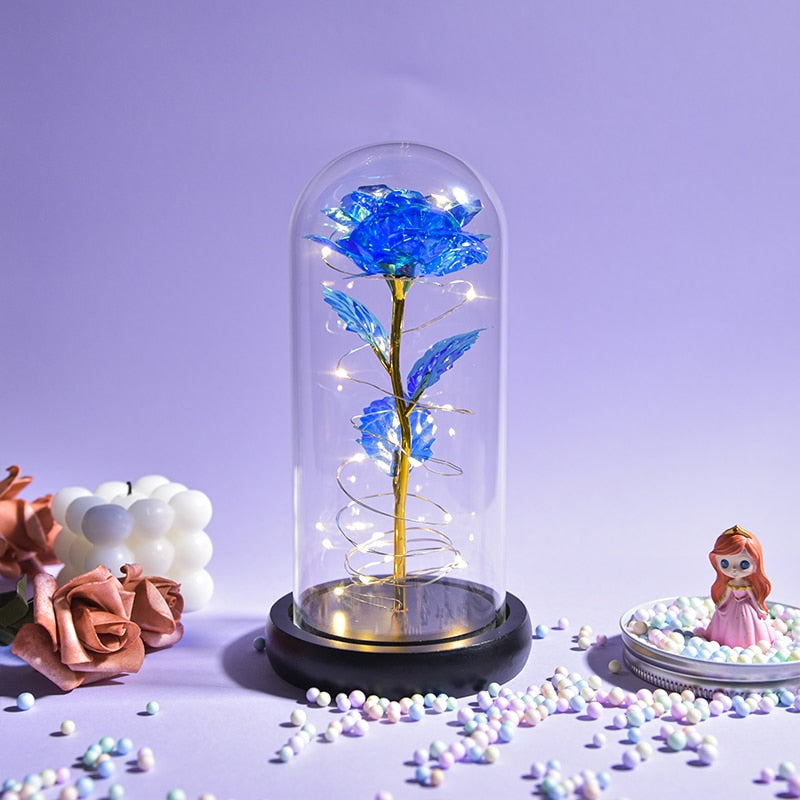 Rose Glass Dome Gift Idea