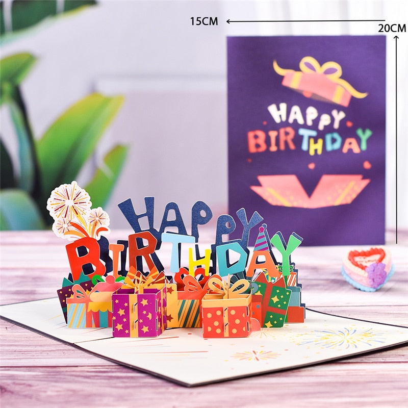 Presents Pop-Up Birthday Cards