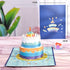 Candle on Cake Pop-Up Birthday Cards