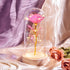 Lighted Pink Rose Glass Dome Trending Gift