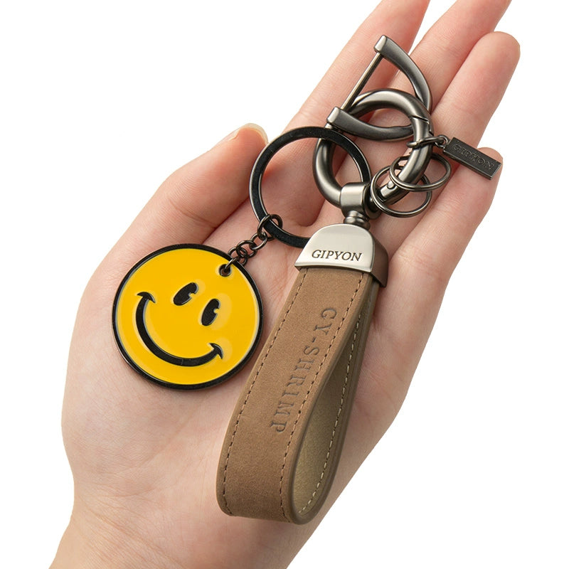 Smiling Face Emoji Bag Charm and Keychain