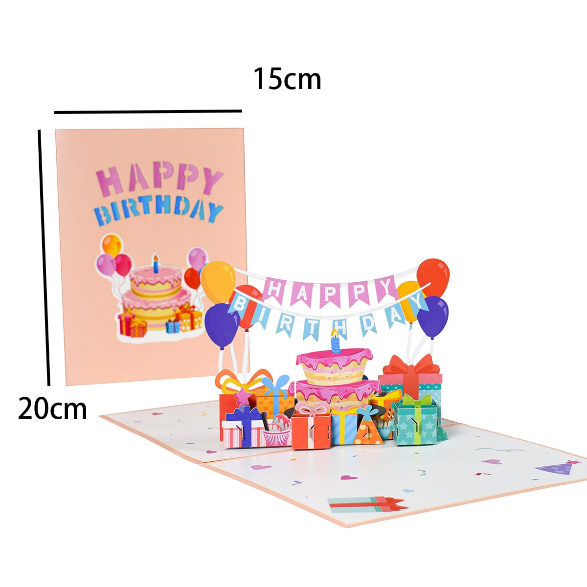 Banner Pop-Up Birthday Card